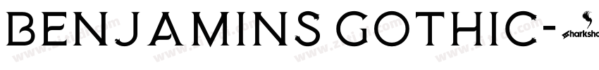 Benjamins Gothic字体转换